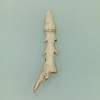 Image of "Toggling Harpoon HeadIn shape of swallow tail, Excavated at Nakazawahama Shell Mound, Rikuzentakata-shi, Iwate, Jomon period, 1000&ndash;400 BC (Gift of Mr. Tokugawa Yorisada)"