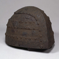 Image of "Iron Beaked Helmet, From Eta-Funayama Tumulus, Nagomi-cho, Kumamoto, Kofun period, 5th&ndash;6th century (National Treasure)"