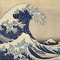 Image of "Thirty-six Views of Mount Fuji: The Great Wave Off the Coast of Kanagawa (detail), By Katsushika Hokusai, Edo period, 19th century"
