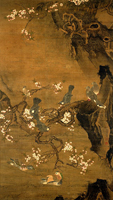 Image of "Flowers and Birds of the Four Seasons, By Lu Ji, Ming dynasty, 15th - 16th century (Important Cultural Property, on exhibit through November 25, 2007)"