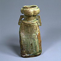 Image of "Flower Vase with Lugs, Iga ware, Edo period, 17th century"