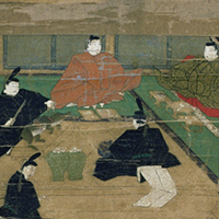Image of "Life of Prince Shotoku (detail), Nanbokuchō period, 14th century (Gift of Mr. Kawai Gyokudō)"