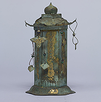 Image of "Sutra Case, Gilt Bronze, From Nishiyama-cho, Sabae-shi, Fukui, Muromachi period, 16th century"