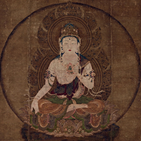 『国宝　虚空蔵菩薩像（部分）　平安時代・12世紀』の画像