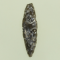 Image of "Projectile Point in the Shape of a Spearhead, Found in Tsurugashima City, Saitama, Paleolithic period, 18,000 BC"