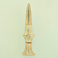 Image of "Polished Stone Dagger, Found in Tagawa City, Fukuoka, Yayoi period, 4th&ndash;3rd century BC"