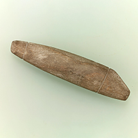 Image of "Fish-shaped Stone Object, Provenance unknown, Epi-Jomon period, 2nd&ndash;1st century BC (Gift of Mr. Tokugawa Yorisada)"