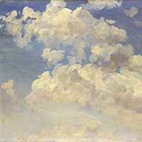 Image of " Clouds (detail), By Kuroda Seiki, 1914-21"