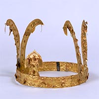 Image of "Crown, Attributed provenance: Gyeongsangnam-do, Korea, Three Kingdoms period, 5th century (Important Art Object)"
