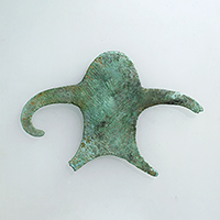 Image of "Human-shaped Object, Attributed provenance: Uttar Pradesh, India, Copper Hoard culture, ca. 1500 BC"
