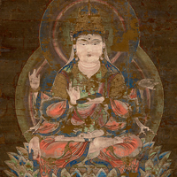 Image of "重要文化财　般若菩薩像（局部）13世纪"