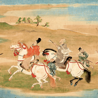 Image of "중요문화재　세이코지 절의 유래 두루마리 그림 상권（부분）15세기"