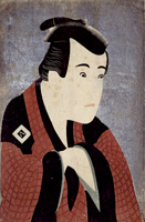 Image of "The Actor Ichikawa Yaozo III as Tanabe Bunzō By Toshūsai Sharaku, Edo period, 1794 (Important Cultural Property)"