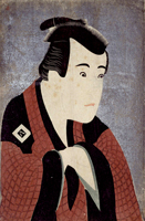 Image of "重要文化财　第三代市川八百藏扮演的田边文藏　1794年"