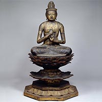Image of "The Buddha Dainichi, Heian period, 11th–12th century (Important Cultural Property)"