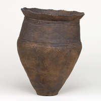 Image of "Deep Pot, Found in Muroran City, Hokkaidō, Epi-Jōmon period, 2nd–1st century BC (Gift of Mr. Watanabe Matazō)"