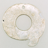 Image of "Stone Object in the Shape of a Japanese CharacterFound in Niigata City, Niigata, Jōmon period, 4000–2000 BC"