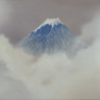 Image of "Mount Fuji Plaque in cloisonné (detail), By Namikawa Sōsuke, 1893 (Important Cultural Property)"