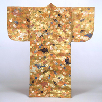 Image of "Noh Costume (Karaor) with Cherry Blossoms and Magpies, Edo period, 18th century"