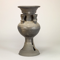 Image of "Footed Jar with Smaller Vessels, Kofun period, 6th century (Gift of Mr. Kitaura Tomoshichi)"