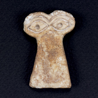 Image of "Eye Idol, Excavated at Tell Brak, Syria. Late Chalcolithic 3 Period, ca. 3800-3600 BC (Gift of Dr. Furusawa Shizuko)"