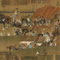 Image of "国宝　一遍圣绘（第七卷）（局部）　1299年"