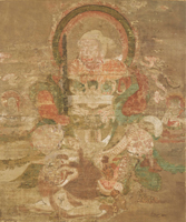 『国宝　十二天像（羅刹天）平安時代・9世紀奈良・西大寺蔵』の画像