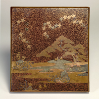 Image of "Writing Box with a Scene of Mount ShioMuromachi period, 15th century (Important Cultural Property)"