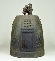 Image of "Buddhist Temple Bell, Goryeo dynasty, 1196 (Gift of The Ogura Foundation)"
