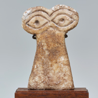 Image of "Eye Idol, Excavated at Tell Brak, Syria, Late Chalcolithic 3 Period, ca. 3800-3600 BC (Gift of Dr. Furusawa Shizuko)"