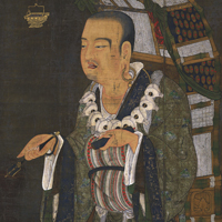 Image of "중요문화재　현장삼장상（부분）　14세기"