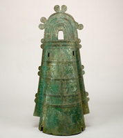Image of "Bronze Bell (Dōtaku), Found in Minabe Town, Wakayama, Yayoi period, 1st-3rd century"
