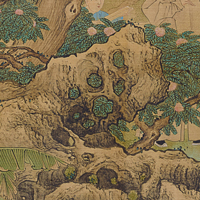 Image of "성남에 모인 문인들（부분）우지정 필, 중국　17세기　다카시마 기쿠지로 기증"