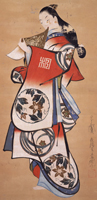 『美人図　長陽堂安知筆　江戸時代・18世紀』の画像
