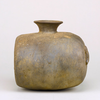 Image of "	Recumbent FlaskFound at Iwase Senzuka Tumulus Cluster, Wakayama, Kofun period, 6th century"