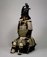 Image of "Gusoku Type Armor with White Lacing, Two-Piece Cuirass, Edo period, 17th century (Gift of Mr. Tokugawa Yoshihiro)"