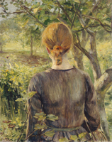 Image of "Girl with Red HairBy Kuroda Seiki, 1892"