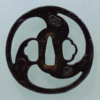 Image of "Sword Guard with Comma Shapes in Openwork, By Nobuie, Azuchi-Momoyama period, 16th century (Important Cultural Property)[On exhibit from February 15, 2022]"