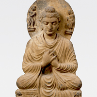 Image of "Seated BuddhaKushan dynasty, 2nd-3rd century"