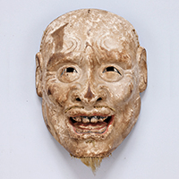 Image of "Noh Mask: Jō (Waraijō), Muromachi period, 15th century (Kasuga Shrine, Gifu, Important Cultural Property)"