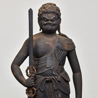 Image of "The Wisdom King Fudō (detail), Heian period, 12th century (Sensōji Temple, Tokyo)"