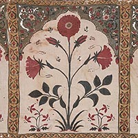 Image of "Chintz Drape for Tents with Flowers (detail), Start of 17th century"