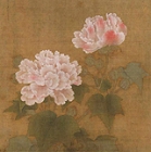 Image of "Red and White Hibiscuses, By Li Di, Southern Song dynasty, dated 1197 (National Treasure, on Exhibit from October 7, 2008)"