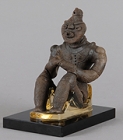 Image of "Dogu (clay figurine), from Kazahari Site 1, Hachinohe City, Aomori, Jomon period, 15th - 10th century B.C. (National Treasure, Hachinohe City, Aomori)"