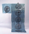 Image of "Hoh Garment for Bugaku Dance, Animal roundels on light blue plain silk ground, Muromachi period, 15th century"