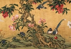『四季花鳥図巻(部分)　王岡筆　清時代・18世紀』の画像