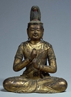 Image of "Seated Dainichi Nyorai (Mahavairocana), Kamakura period, 12th century (Important Cultural Property, Lent by Kotokuji, Tochigi)"