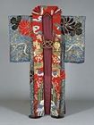Image of "Omigoromo Coat (Kabuki Costume), Design of chrysanthemums and streams on light blue velvet, Edo period, 19th century (Gift of Ms.Takagi Kyo)"