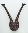 Image of "Ritual Hoe-shaped Crests, Hokkaido Ainu, 19th century (Gift of Messrs.Oda Shokichi and Izumi Rintaro)"