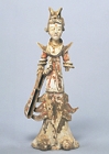 Image of "Painted Pottery Woman, Tang dynasty, 7th - 8th century, China (Gift of Mr. Hirota Matsushige) Before conservation"